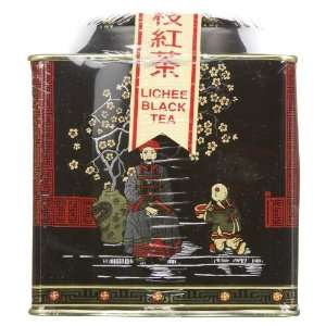   (Lychee) Black Tea (Loose Tea) In Metal Tin Box NET WT 8 OZ (227 g