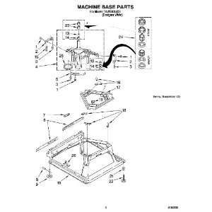  Whirlpool Part Number  388492 For Model #  TAWS800JQ3 