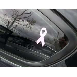  Ribbon Car Window Decal Sticker Pink 6 Automotive