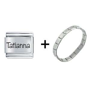  Pugster Name Tatianna Italian Charm Pugster Jewelry