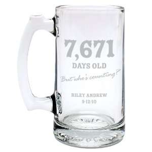  7,671 Days Old 25oz. Beer Mug