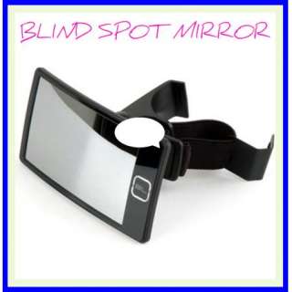 Side Blind Spot Car Mirror Wide Angle Auxiliary Chrome  