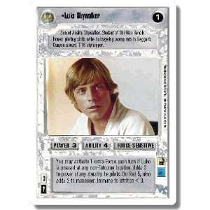  Luke Skywalker STARWARS CCG  UNLIMITED 1995 No 