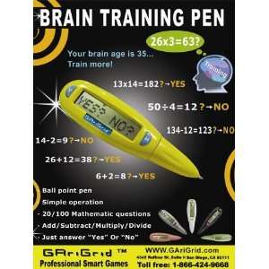  Brain Training Pen  Blue Color Electronics