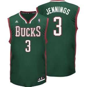 Brandon Jennings Green Adidas Revolution 30 NBA Replica Milwaukee 