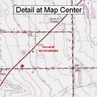   Map   Vernal NE, Utah (Folded/Waterproof)