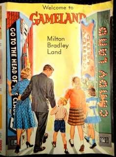   1965 vintage MILTON BRADLEY GAMELAND GAME PAPER CATALOG/flyer  