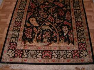 Qom Persian rug; All Persian Rugs are genuine handmade. Also, every 