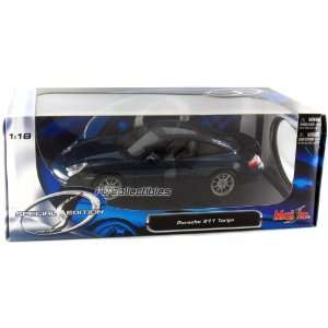  Maisto Porsche 911 Targa 1/18 Scale Dark Blue Toys 
