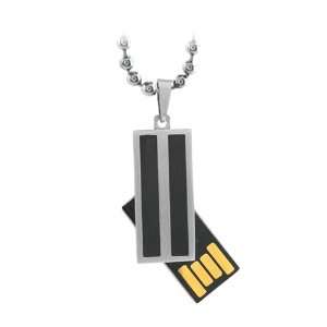 Inox Original USB Pendant with 2GB Of Hidden Memory Small and Compact 