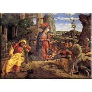   of the Shepherds 30x21 Streched Canvas Art by Mantegna, Andrea