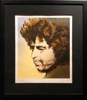 Ronnie Wood Bob Dylan SOLD OUT screenprint Hand Signed  