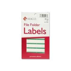  Maco Tag & Label  File Folder Labels, 9/16x3 7/16 
