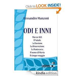   inni (Italian Edition) Alessandro Manzoni  Kindle Store