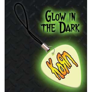  Korn Premium Glow Guitar Pick Mobile Phone Charm Musical 