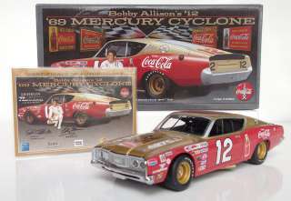 Bobby Allison #12 NASCAR Coca Cola Racing Legends 69 Mercury Cyclone 