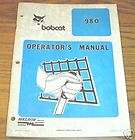 Bobcat 980 Skid Steer Loader Operators Manual book