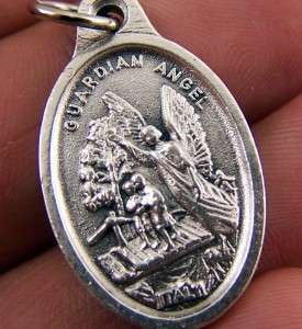 Silver St Michael Saint Medal Pendant Protection Guard  