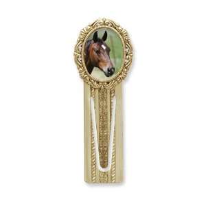  Gold tone Paint Horse Victorian Bookmark Jewelry