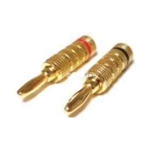   Plated Banana Plugs Corrosion Resistant 24k Gold Plated Finish