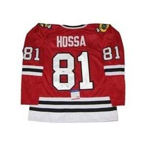  Marian Hossa Autographed Uniform   Red   Autographed NHL 