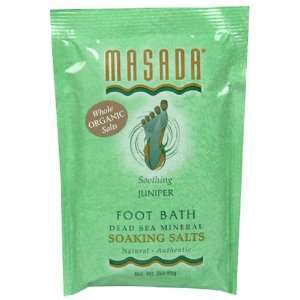  Masada Soaking Salts, Juniper, Soothing, 3 oz (85 g) (Pack 