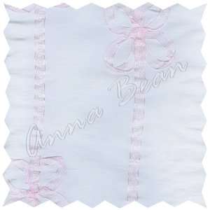  Ribbon and Bows White & Pink Fabric Arts, Crafts & Sewing