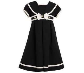 Bonnie Jean Pageant Girls Boutique Dress Size 16 Sailor Nautical 