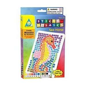  SEA HORSE STICKY MOSAICS by The Orb Factory [Toy] Toys 