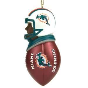   Miami Dolphins Team Tacklers Ornament (Set of 2)