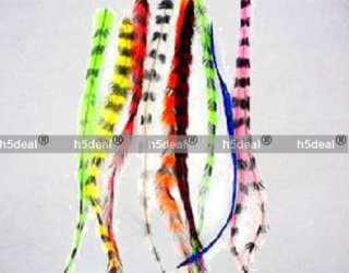Long Synthetic Hair Extension Feather Kit Multi Color T  