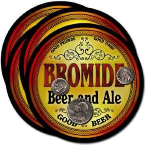  Bromide, OK Beer & Ale Coasters   4pk 