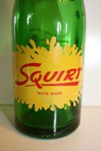 SQUIRT 7oz POLSON MONTANA Old ACL Soda Pop Bottle  