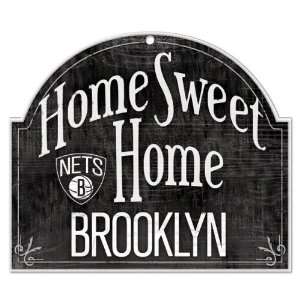  NBA Brooklyn Nets 10 by 11 Arch Wood Sign Sports 