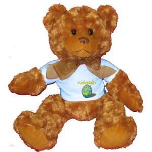 Advertising agents Rock My World Plush Teddy Bear with BLUE T Shirt