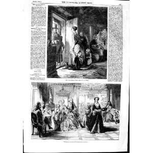 1853 SCENE TAX GATHERER BRUNETTA PHILLIS SOLOMON ART 