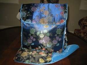 Boxy backpack diaper bag Kecci Frizzi Floral Blue New  