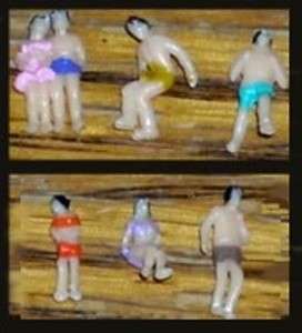 Swimmers & Sunbather Figures for N Scale  