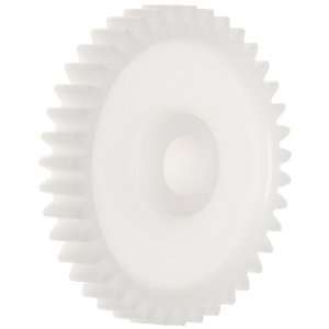  Spur Gear, 20 Degree Pressure Angle, Acetal, Inch, 32 Pitch, 0 