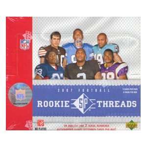 Deck SP Rookie Threads Football Hobby Box (Each Box Includes 2 Serial 