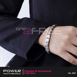   Womens Power Titanium 99.999% Pure Germanium Bracelet Balance Energy