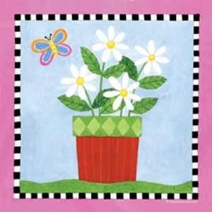  Potted Flowers II Poster Print
