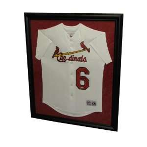  Stan Musial Uniform   White Majestic Framed