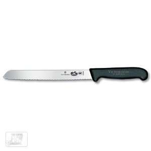   40549 8 Black Fibrox® Slant Tip Bread Knife