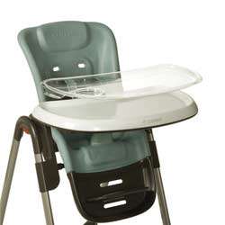 The chairs insert tray is dishwasher safe for quick cleaning.