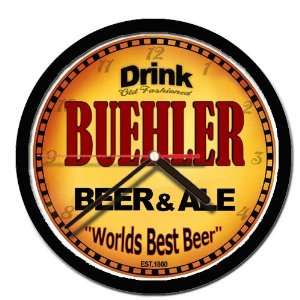  BUEHLER beer and ale cerveza wall clock 