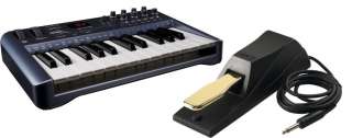   AUDIO OXYGEN 25 GEN 3 USB MIDI CONTROLLER w/ PROEL GF01 SUSTAIN PEDAL