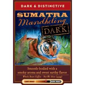   Leaf Sumatra Mandheling Dark Smooth body Smoky Sweet Earthy Flavor, 32