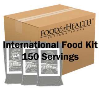 NIB Survival Emergency International Food Kit 150 Servings   Not many 