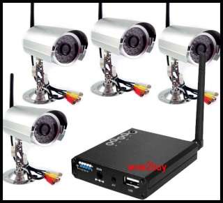 Wireless CCD Camera DVR Receiver Surveillance System  